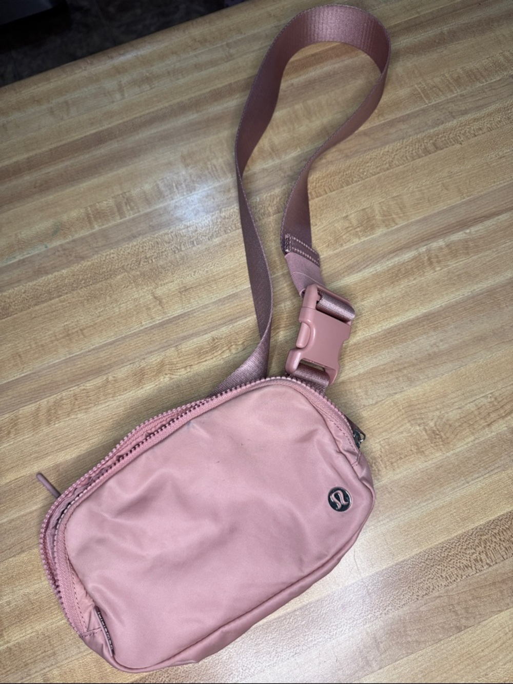 lululemon athletica Dusty Pink Crossbody Belt Bag